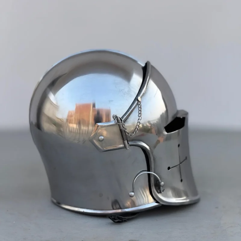 Medieval Barbuta Helmet, Knight Helmet Adult for Men - Image 5