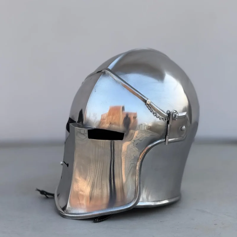 Medieval Barbuta Helmet, Knight Helmet Adult for Men - Image 2