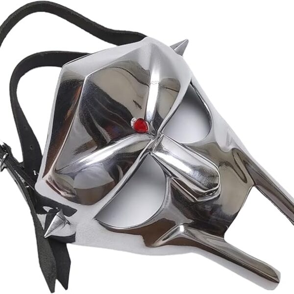 Mf Doom Gladiator Mask Fantasy Party Costume 18g Mild Steel