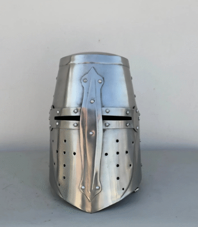 Silver Crusader Helmet
