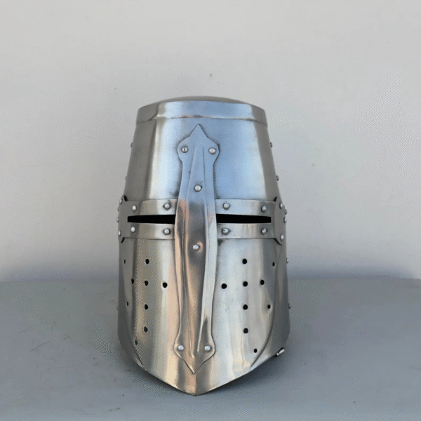 Silver Crusader Helmet