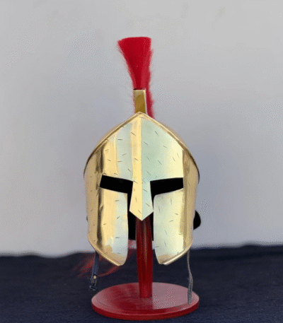 Spartan Helmet Golden King Leonidas 300 Movie