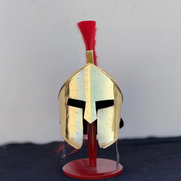 Spartan Helmet Golden King Leonidas 300 Movie