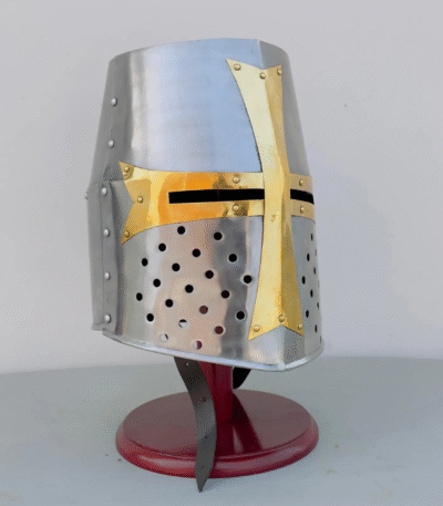 Golden Cross Crusader Helmet