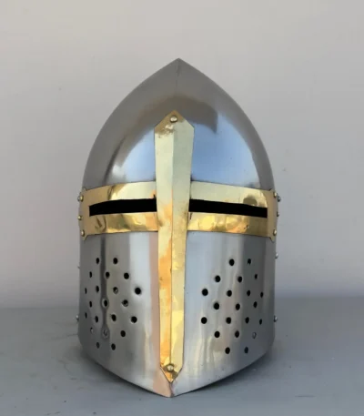 Knight Helmet Premium Crusader Helmet