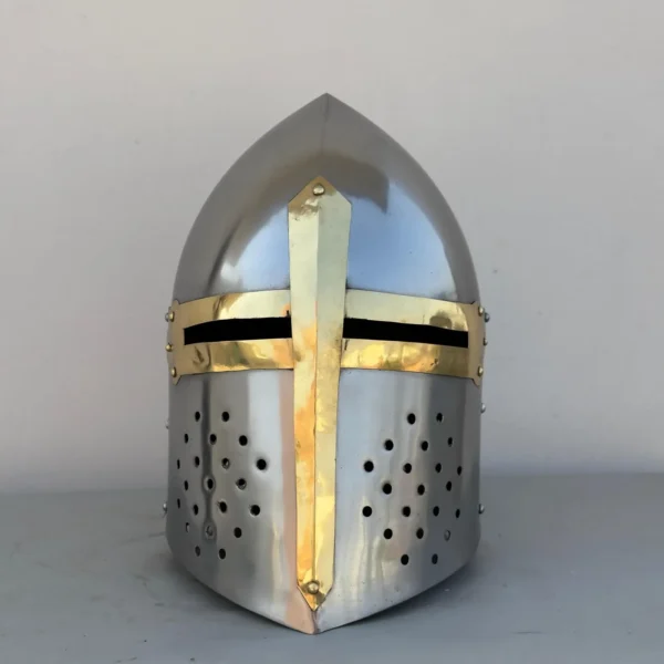 Knight Helmet Premium Crusader Helmet